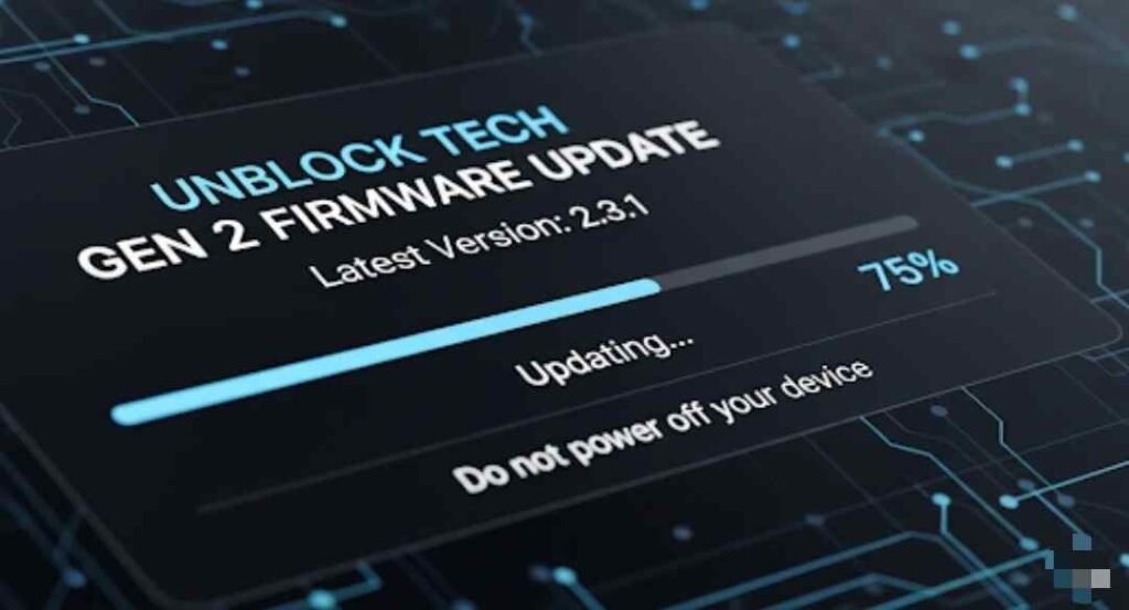 unblock tech gen 2 firmware update latest version