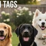 dog with tags