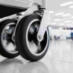 dual swivel front wheels