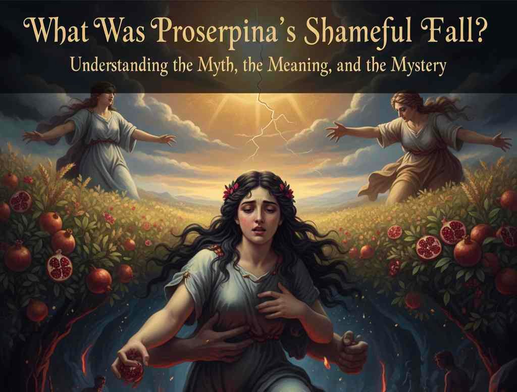 what was proserpina's shameful fall